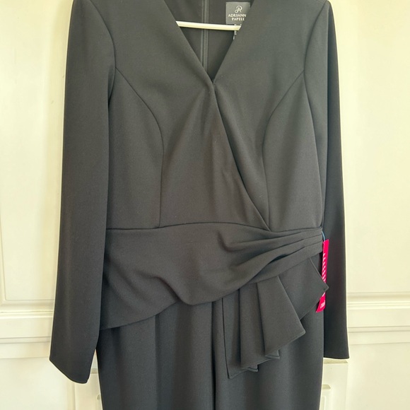Adrienne Papell Drape Waist Jumpsuit - Picture 2 of 5